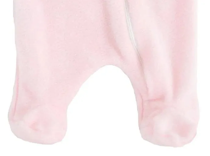 Pink Fleece Pramsuit