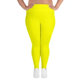 Plus Size Leggings Lemon