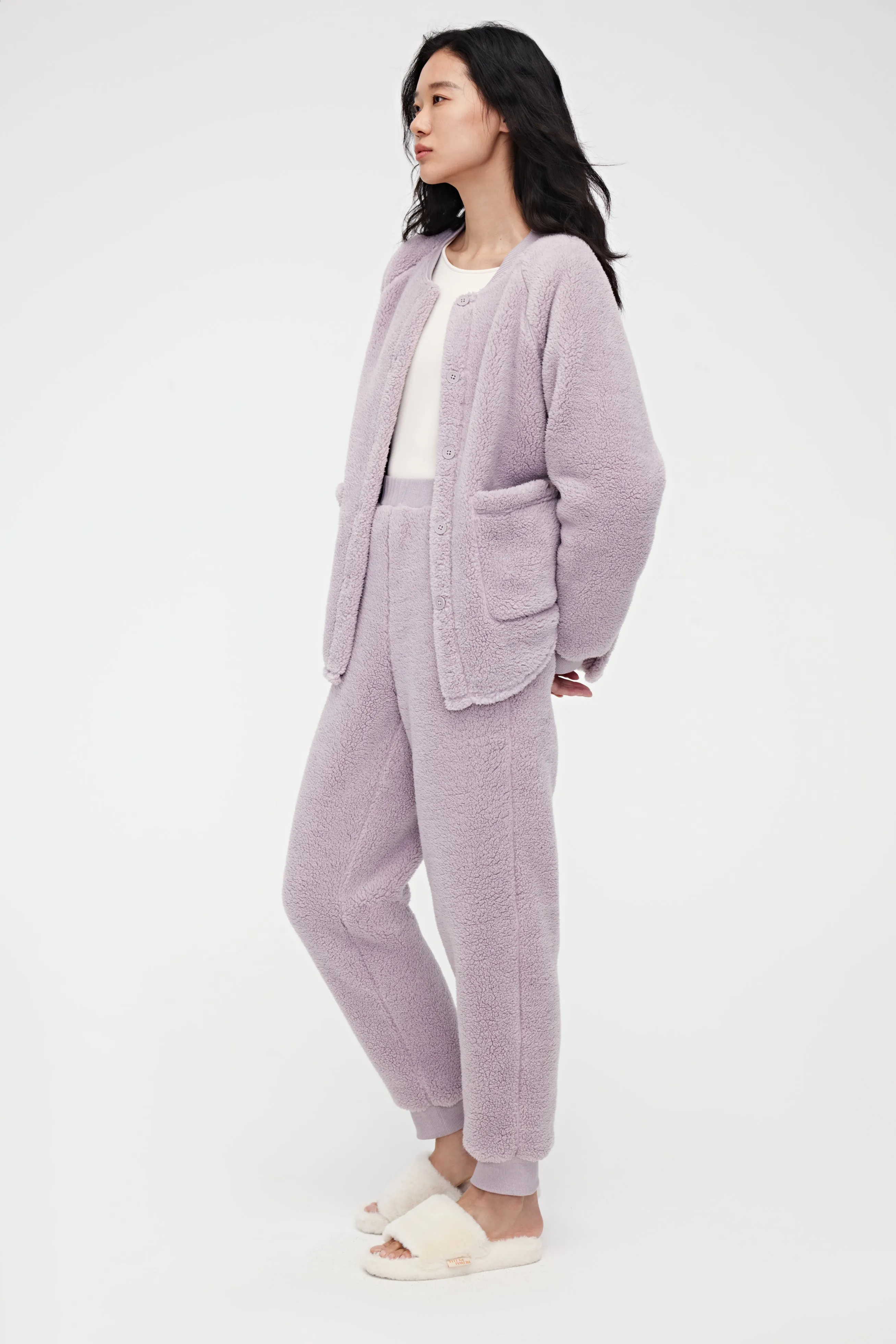 Sherpa Fleece Pajama Set