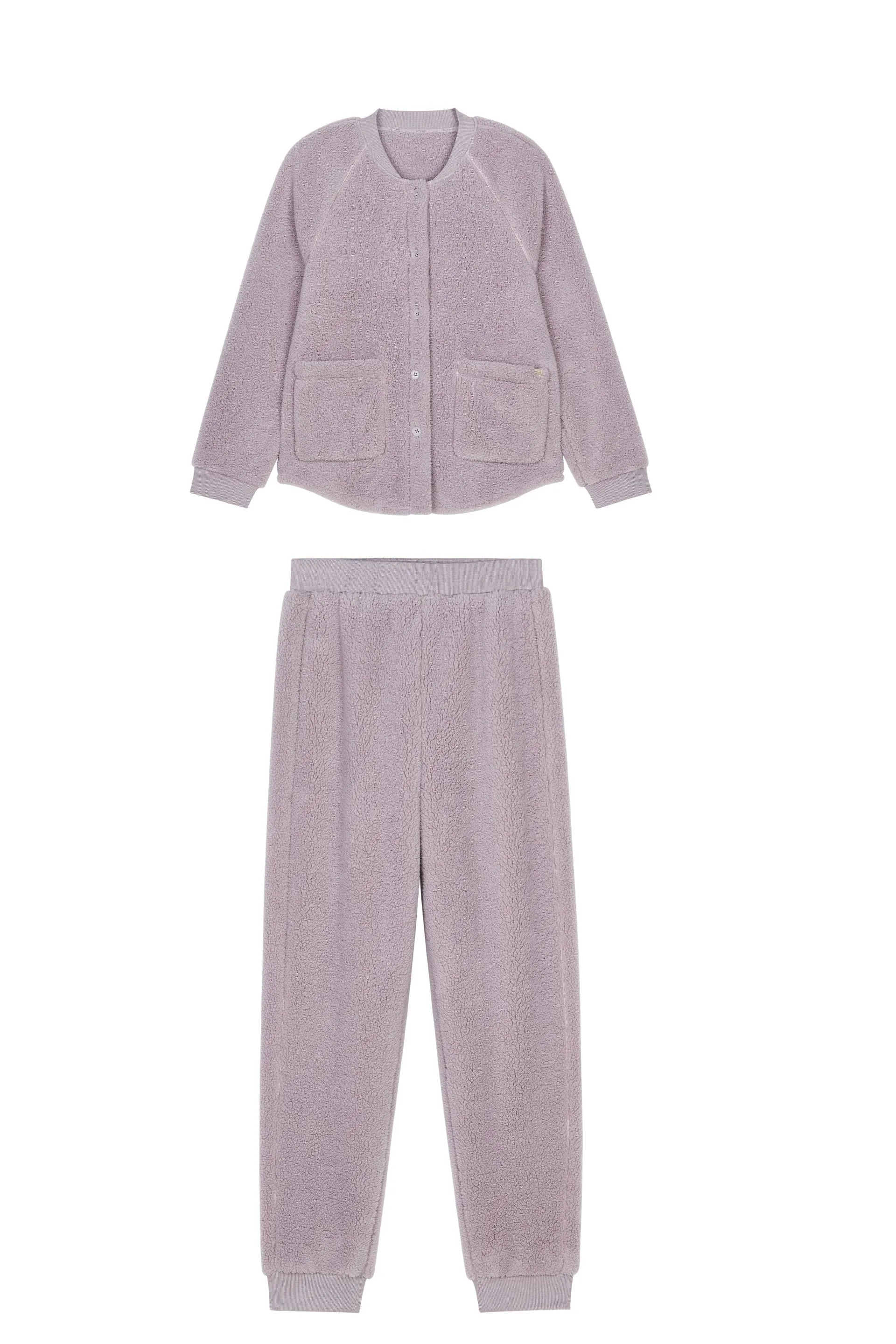 Sherpa Fleece Pajama Set