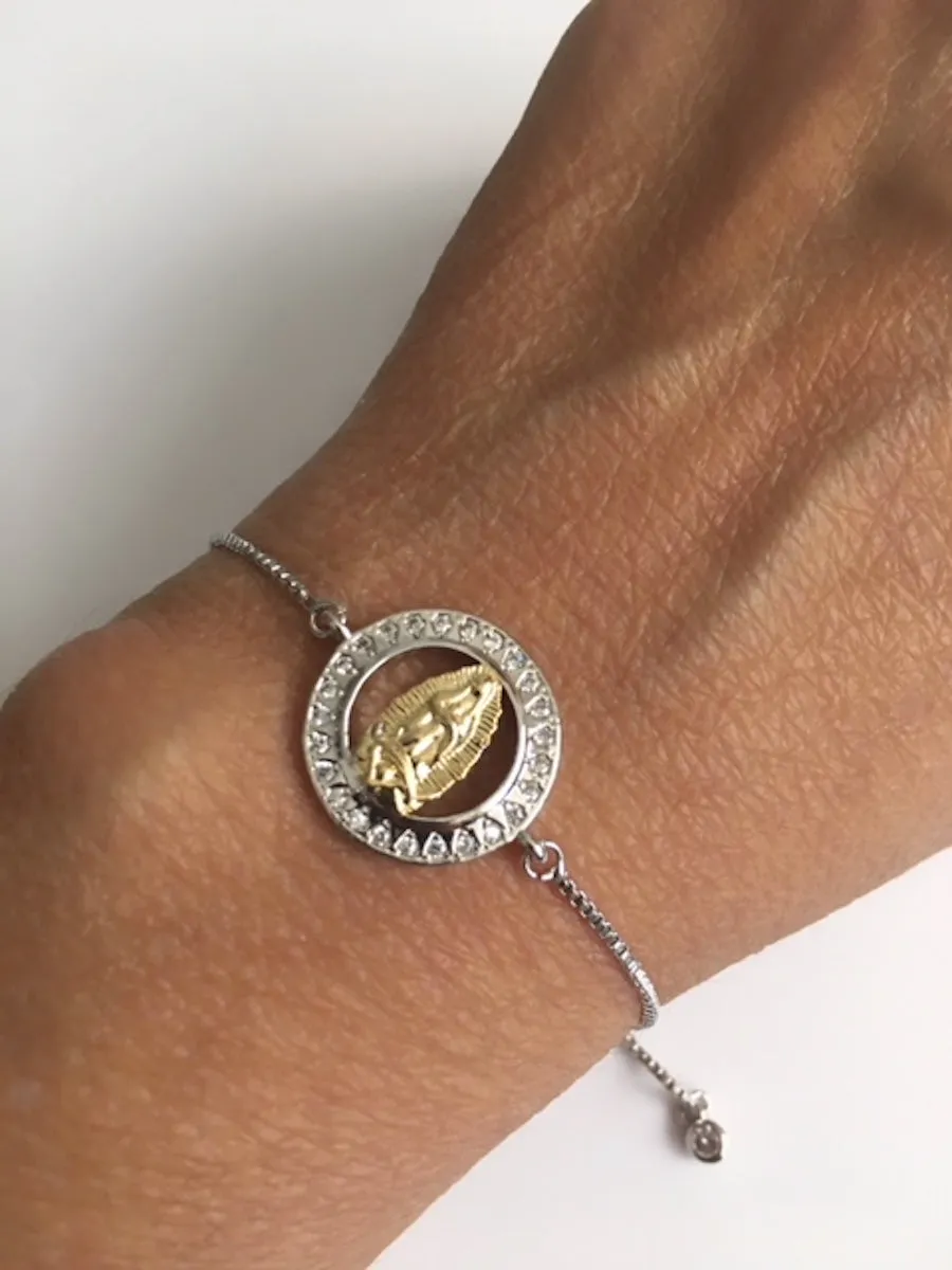 Silver Plated Guadalupe Bracelet for Women