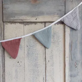 Small Cotton Muslin Bunting