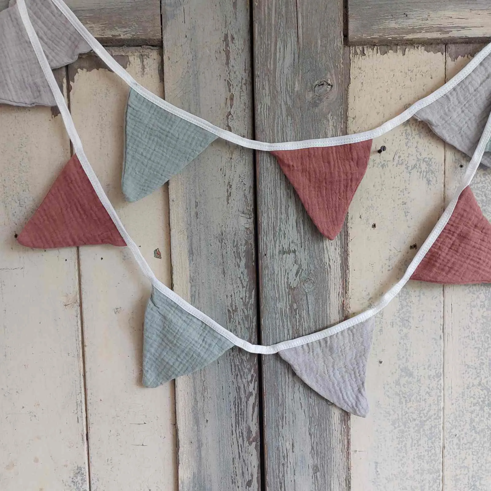 Small Cotton Muslin Bunting