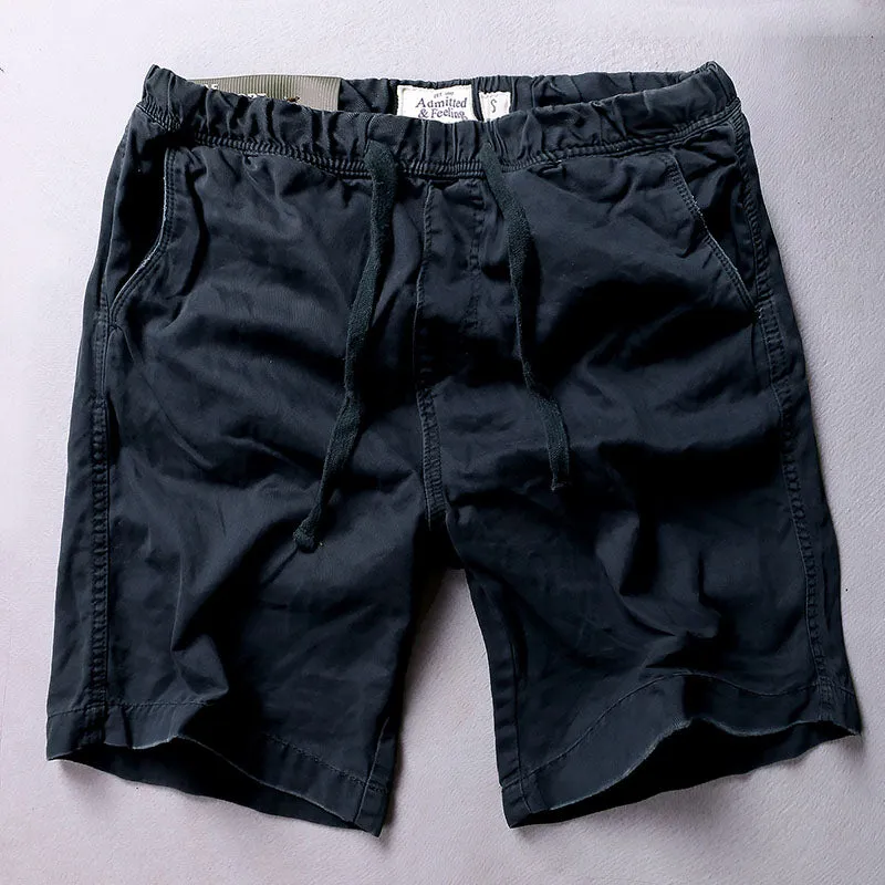 Tooling Casual Elastic Waist Men's Shorts