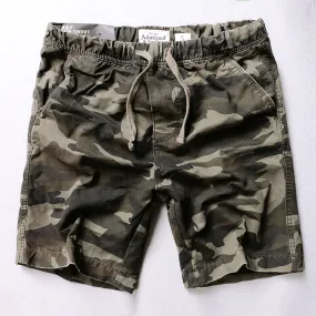 Tooling Casual Elastic Waist Men's Shorts