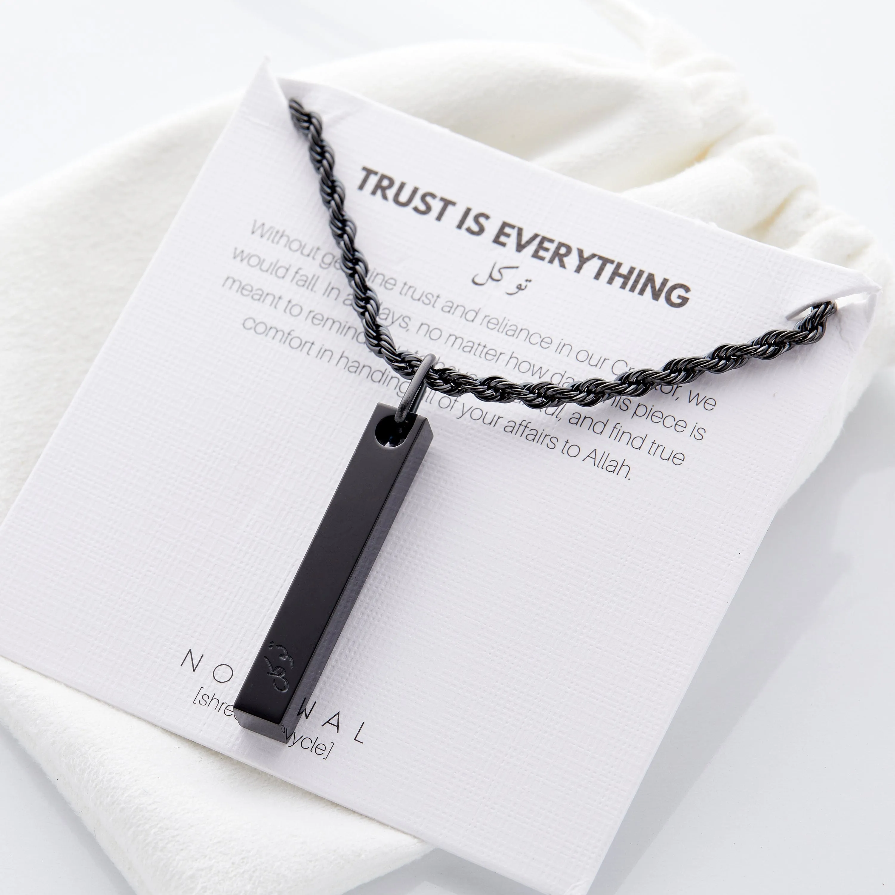 Trust Bar Necklace | Men