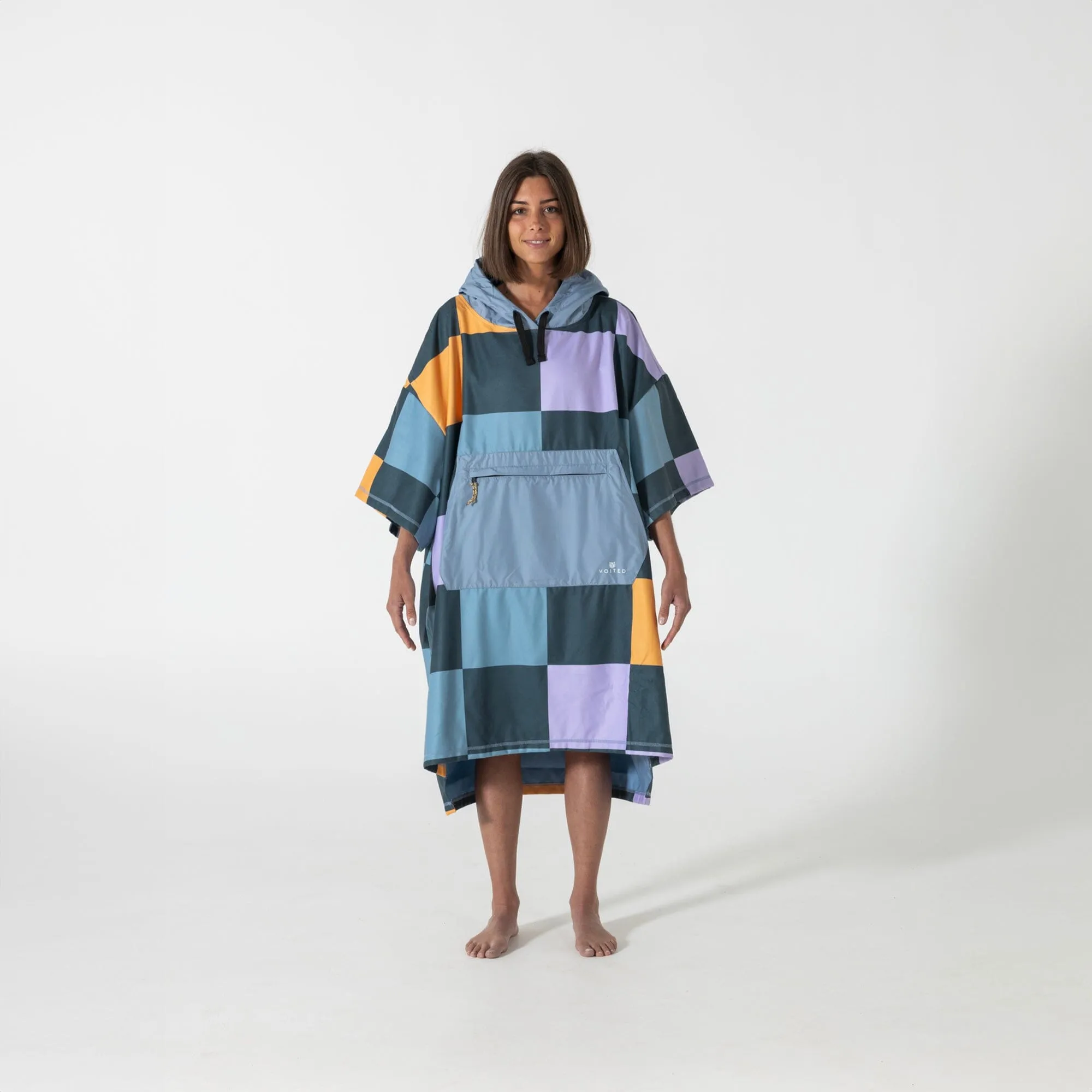 VOITED Micro Fleece Poncho - Cheeckers